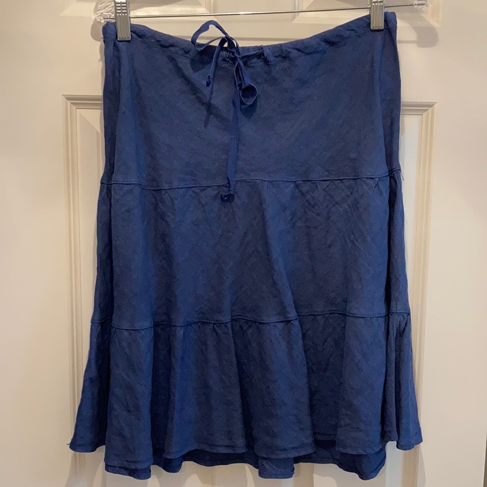 Allen Allen Linen skirt